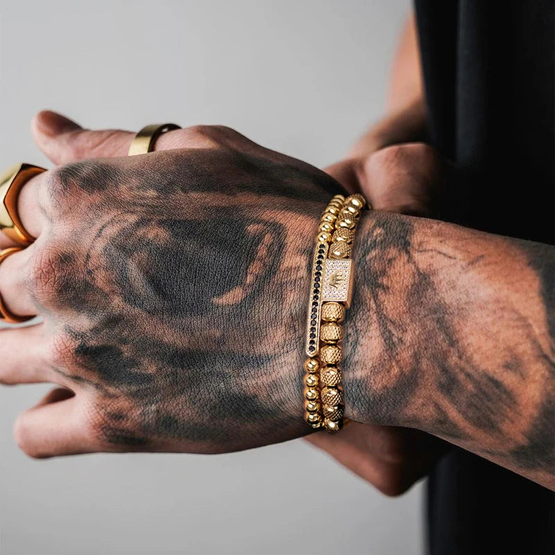 Royal Reign Crown Bracelet Set