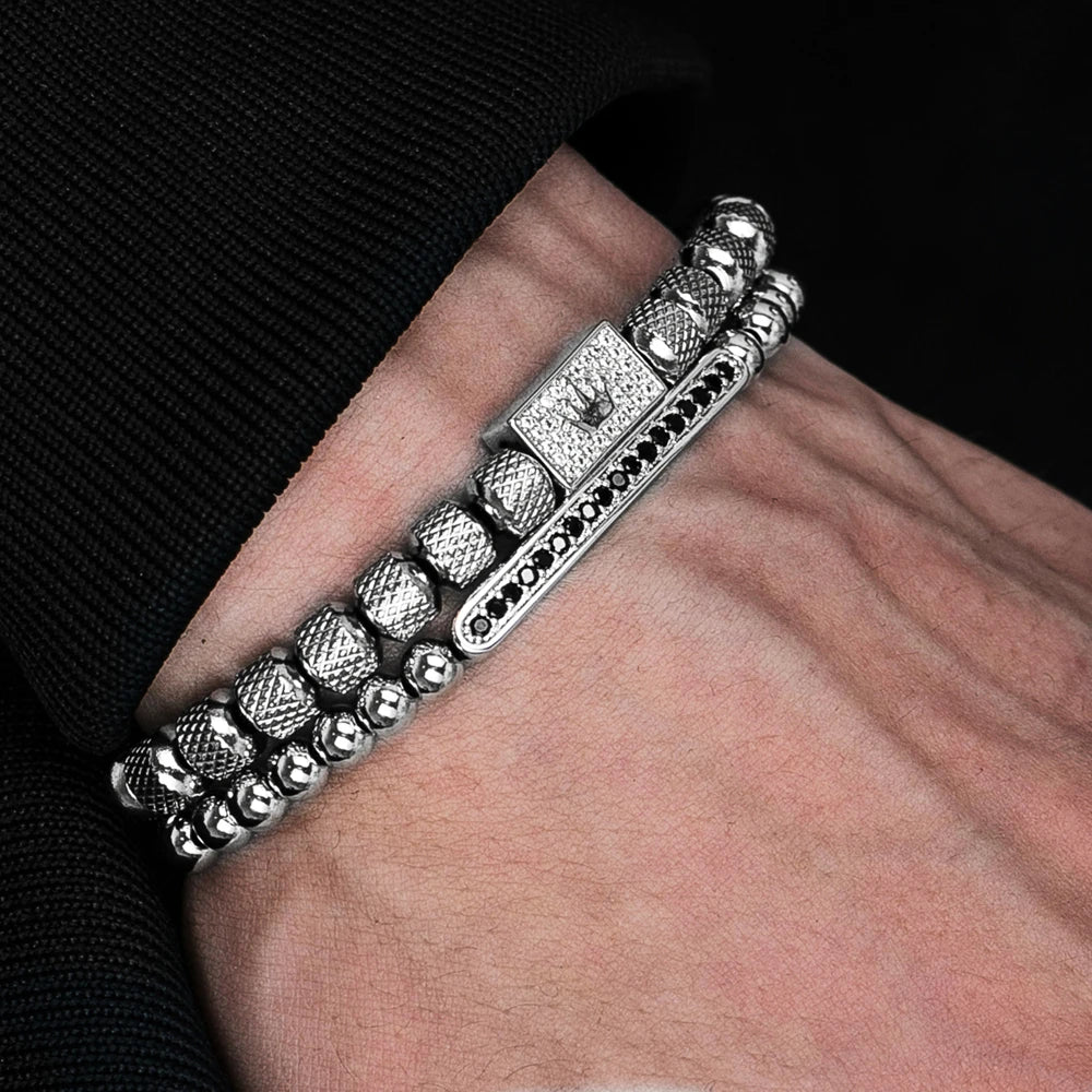 Royal Reign Crown Bracelet Set