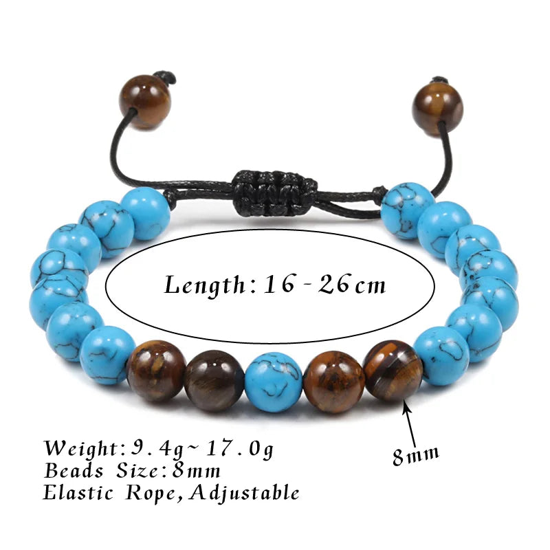 Tiger Eye & Onyx Harmony Beaded Bracelet