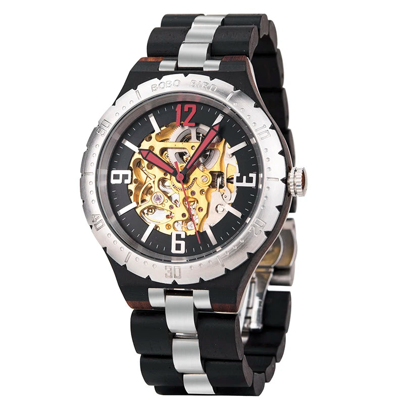 Epoch Mechano – Skeleton Dial Hybrid Wood Watch Series