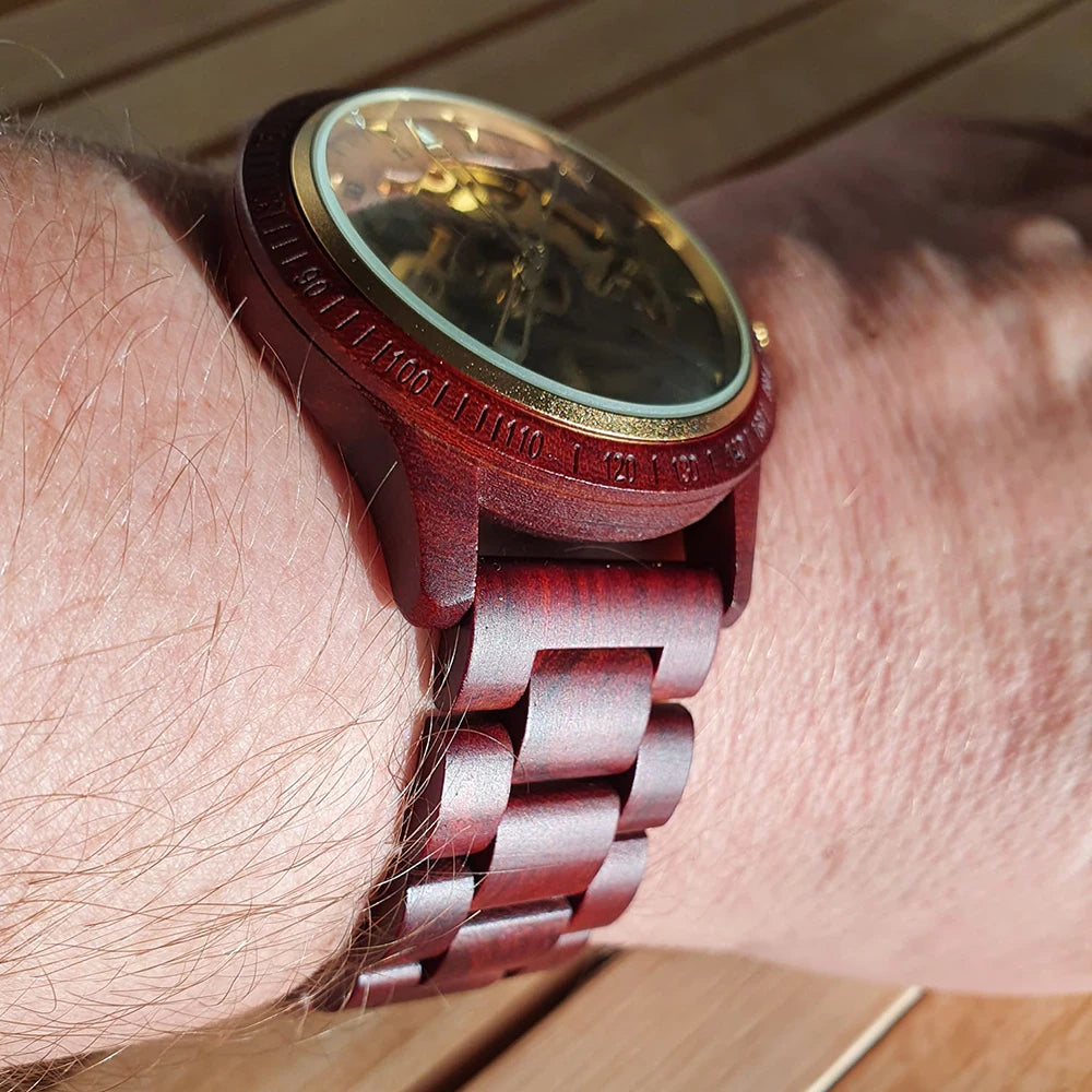 Geneva Epoch Timber Skeleton Watch