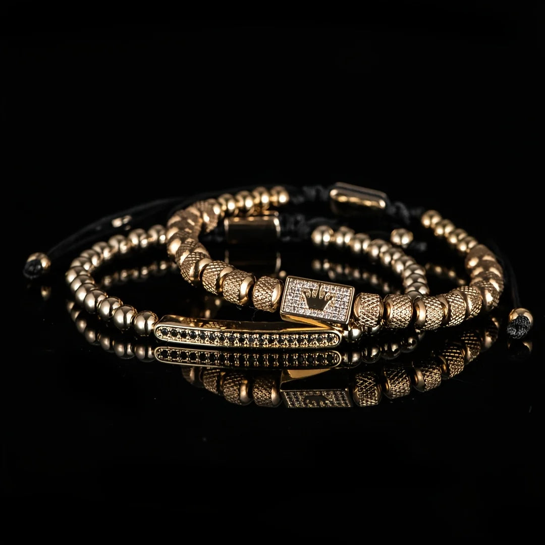 Royal Reign Crown Bracelet Set