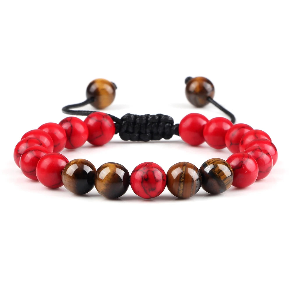 Tiger Eye & Onyx Harmony Beaded Bracelet