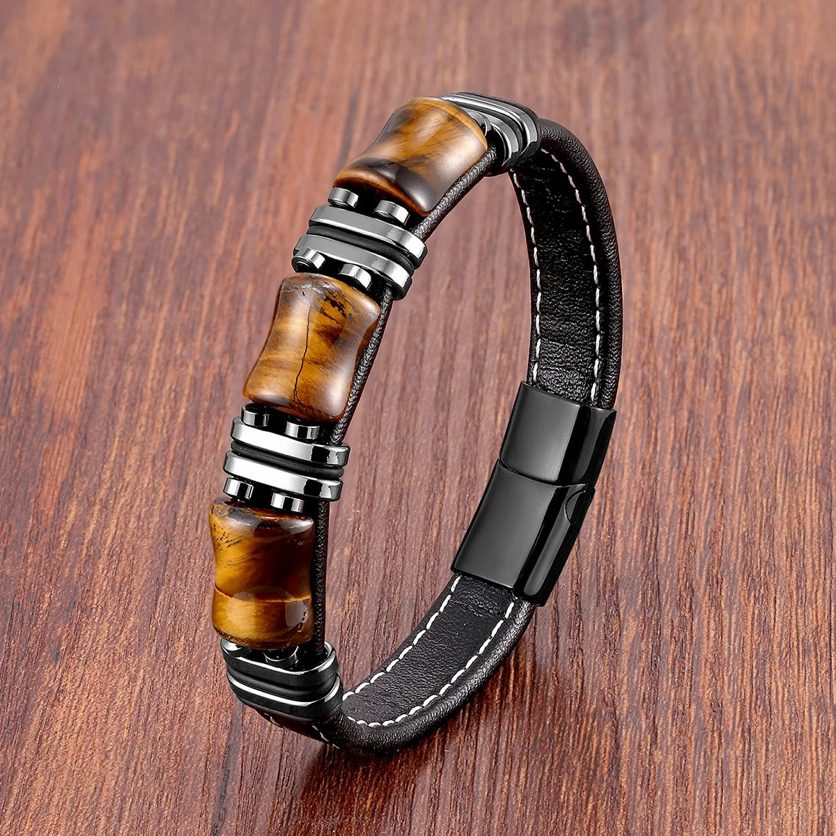 Regal Tiger Eye Luxe Bracelet