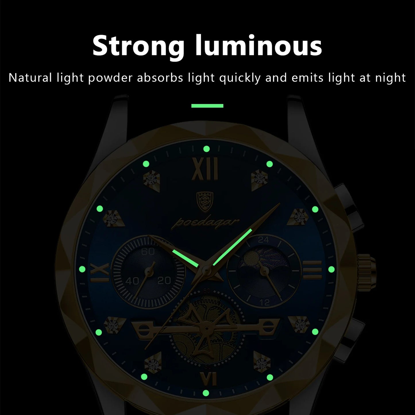 Geneva Epoch Imperial Moonphase Chronograph