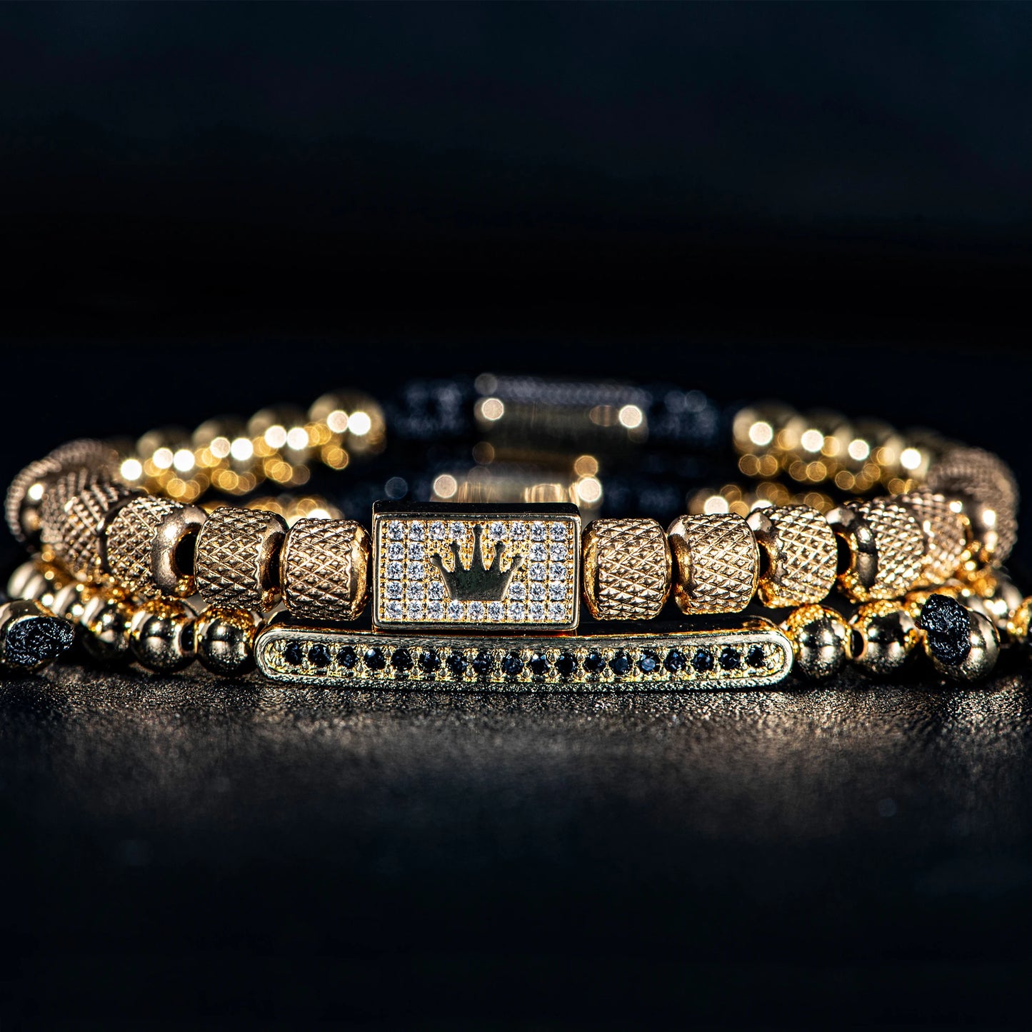 Royal Reign Crown Bracelet Set
