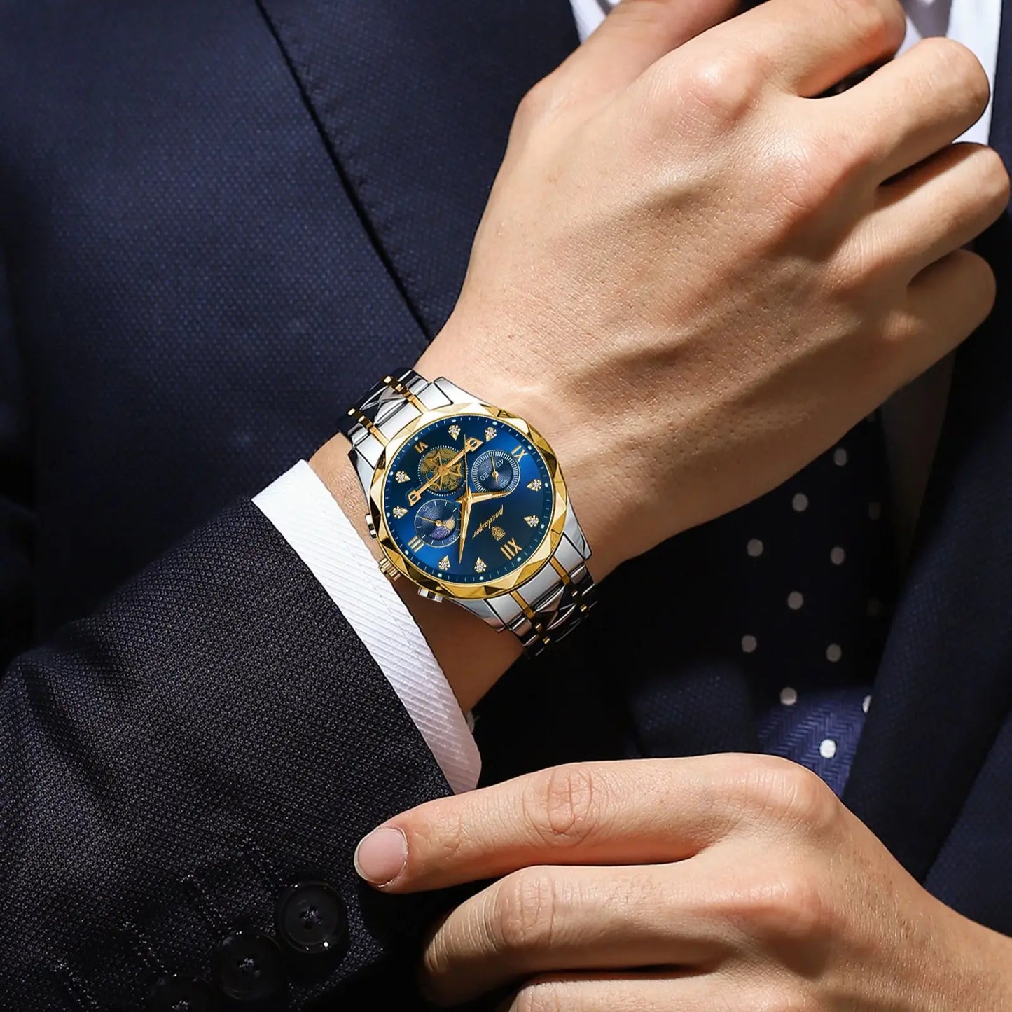 Geneva Epoch Imperial Moonphase Chronograph