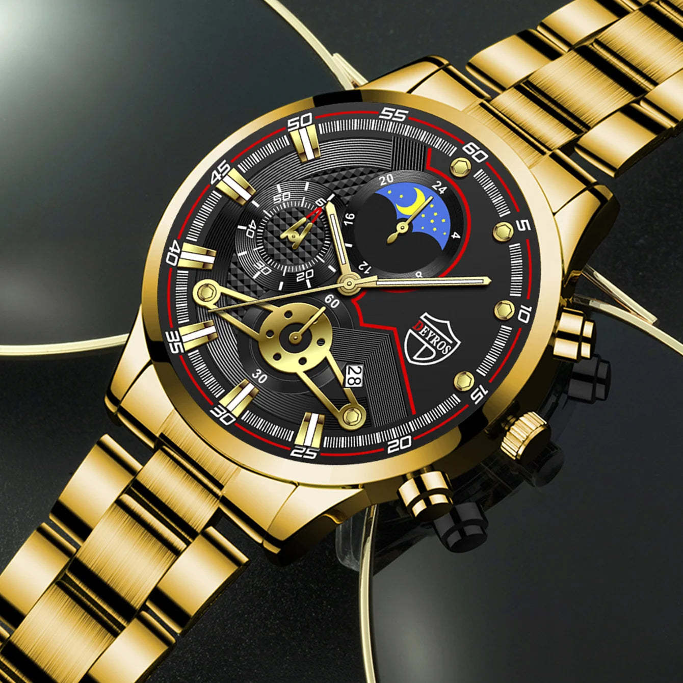 Geneva Epoch “Celestial Masterpiece” Chronograph Watch Set