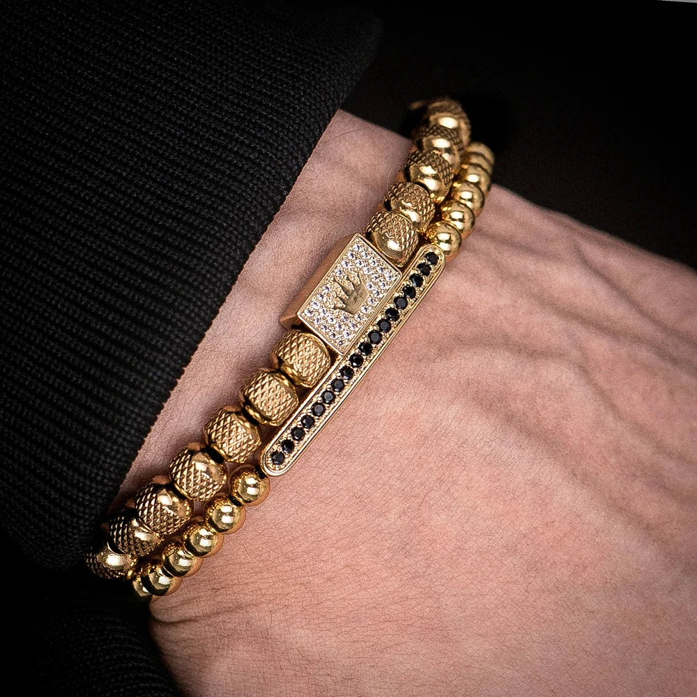 Royal Reign Crown Bracelet Set