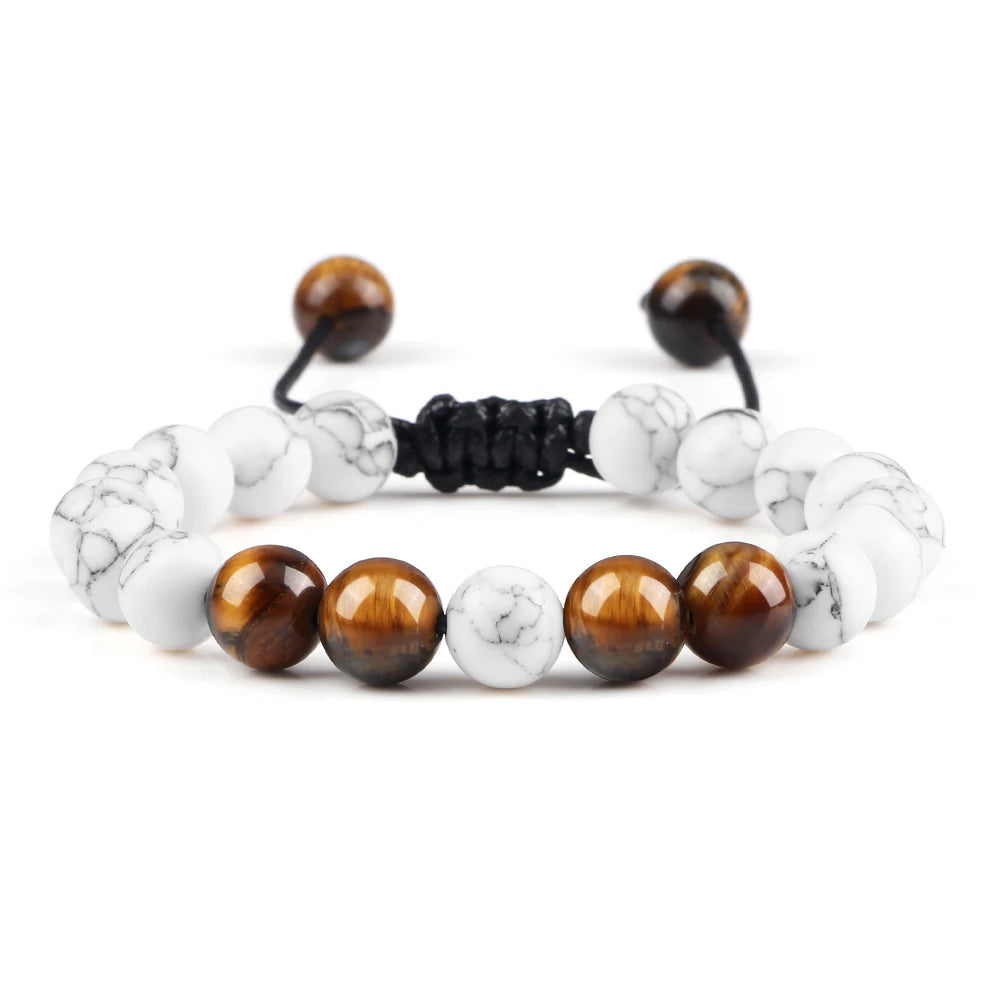 Tiger Eye & Onyx Harmony Beaded Bracelet