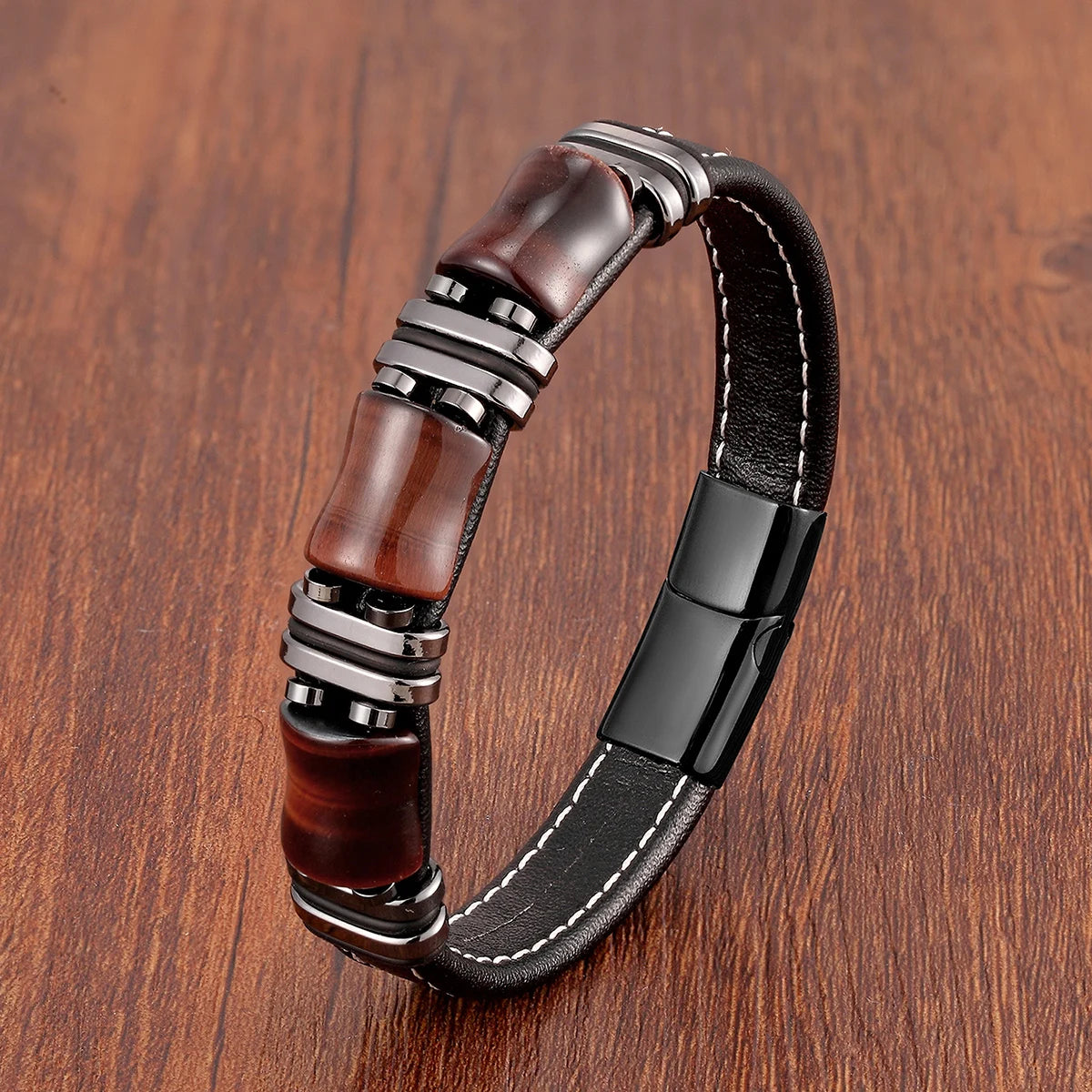 Regal Tiger Eye Luxe Bracelet