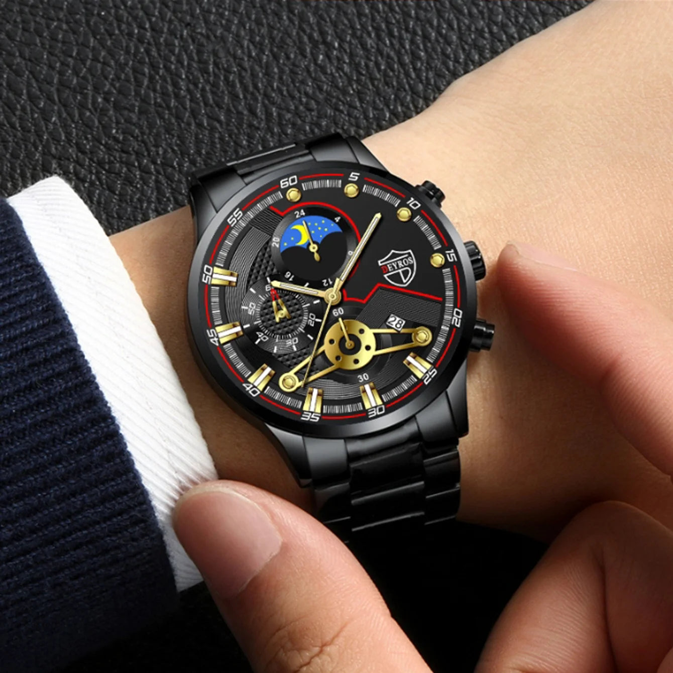 Geneva Epoch “Celestial Masterpiece” Chronograph Watch Set