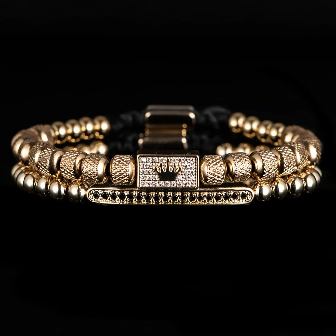 Royal Reign Crown Bracelet Set