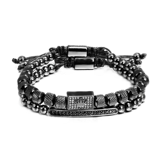 Royal Reign Crown Bracelet Set