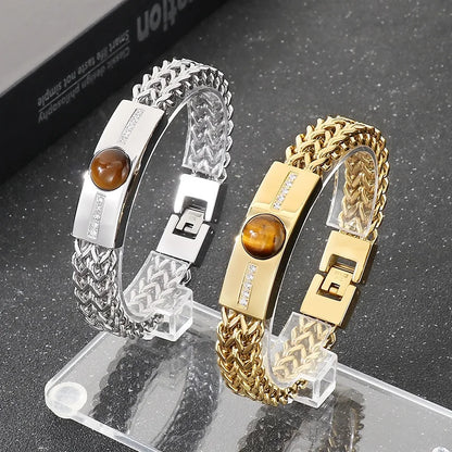 Regal Tiger Eye Bracelet