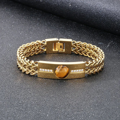 Regal Tiger Eye Bracelet