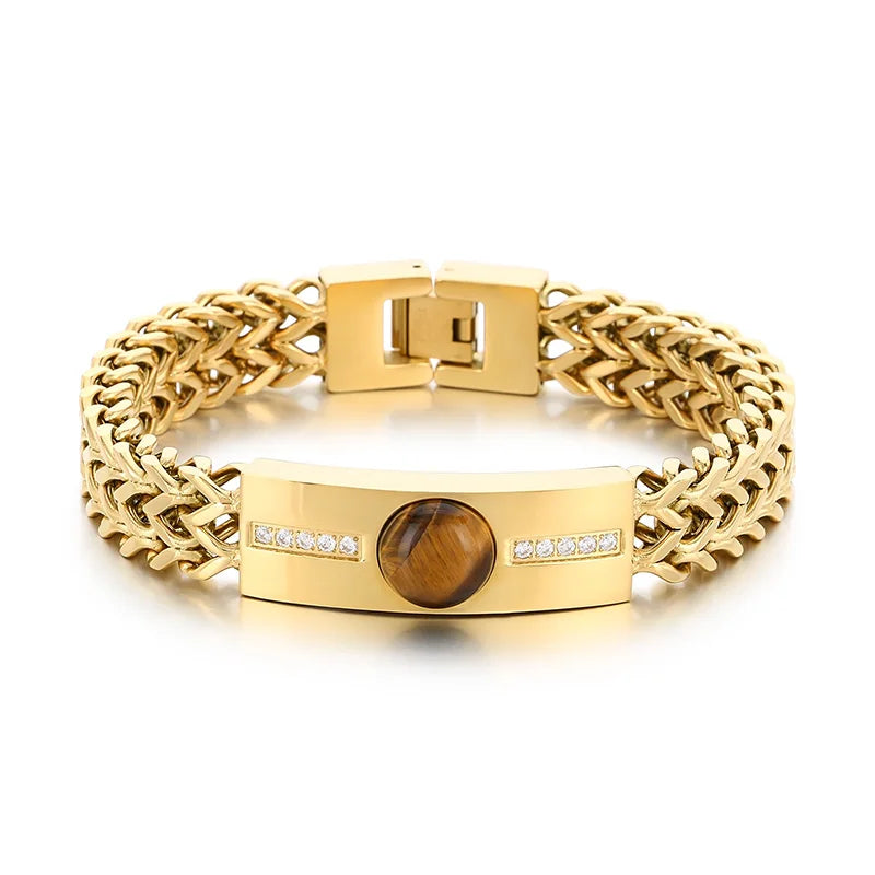 Regal Tiger Eye Bracelet