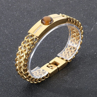 Regal Tiger Eye Bracelet