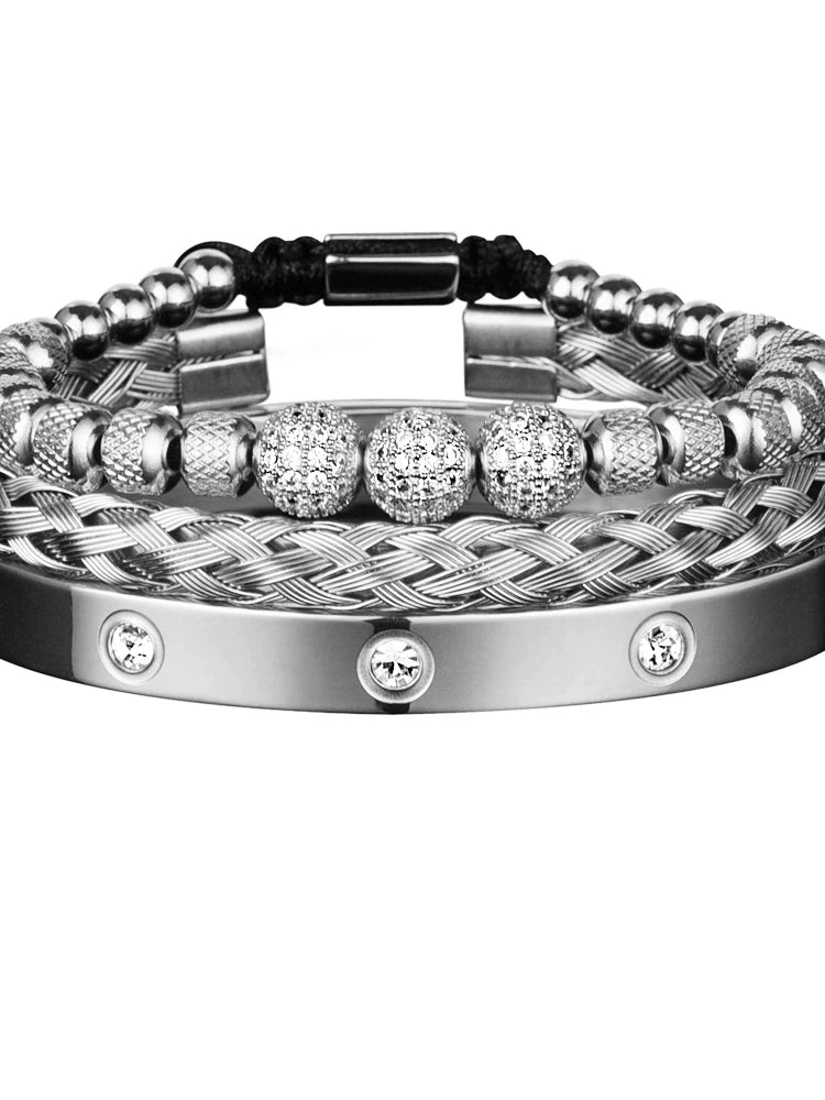 Geneva Glacier Luxe Bracelet Set