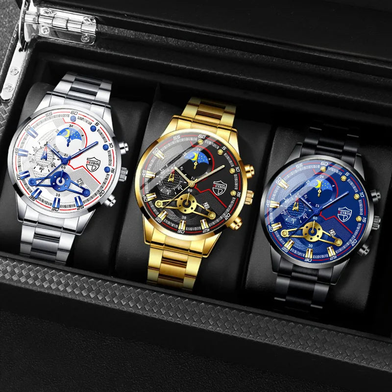 Geneva Epoch “Celestial Masterpiece” Chronograph Watch Set