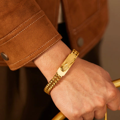 Golden Strings Guitar Bracelet