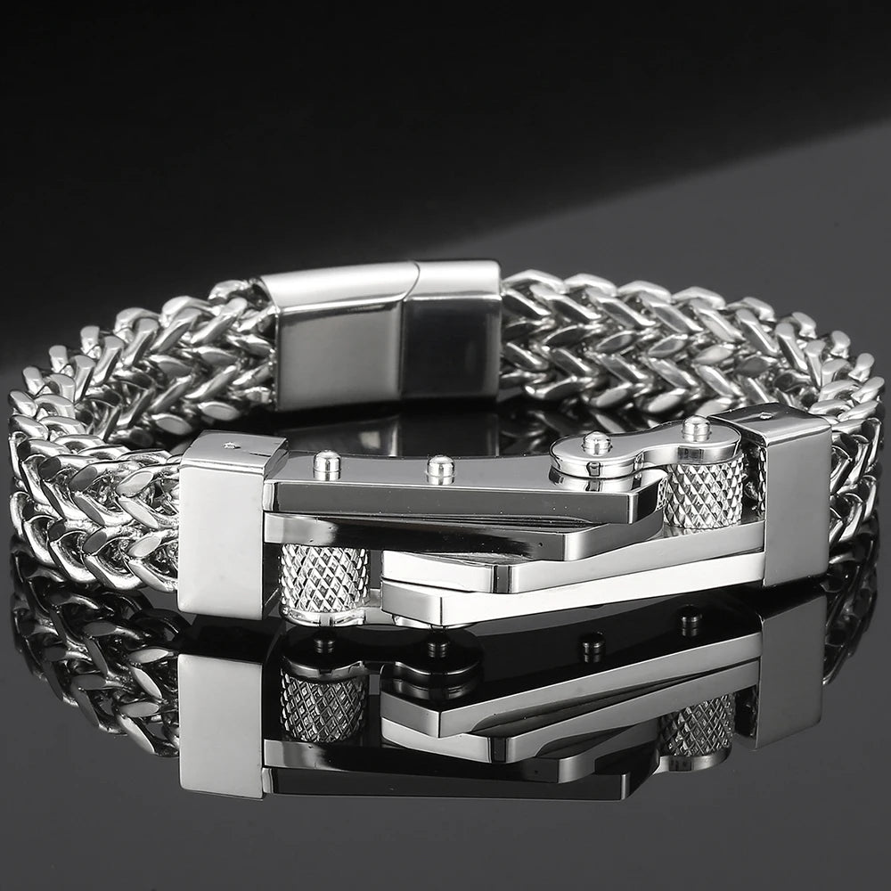 Argentum Titan Bracelet (Silver Steel)