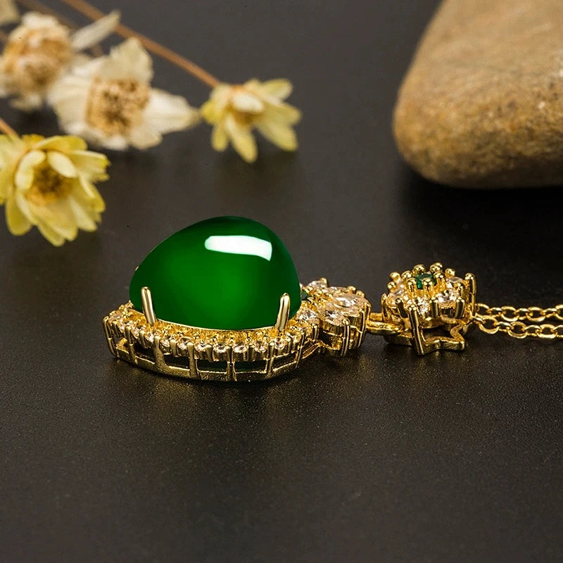 Emerald Royal Heart Pendant