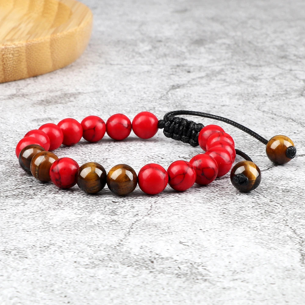 Tiger Eye & Onyx Harmony Beaded Bracelet