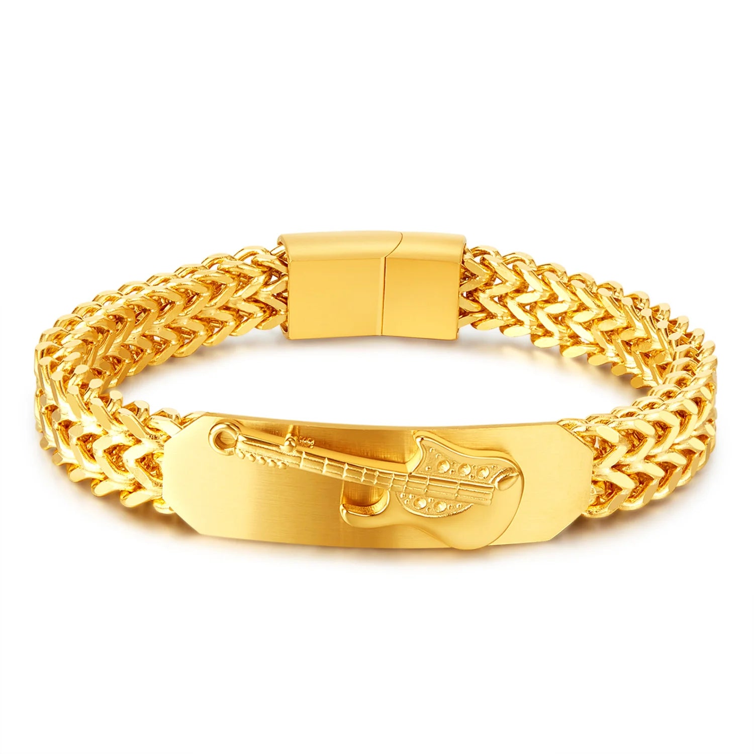 Golden Strings Guitar Bracelet