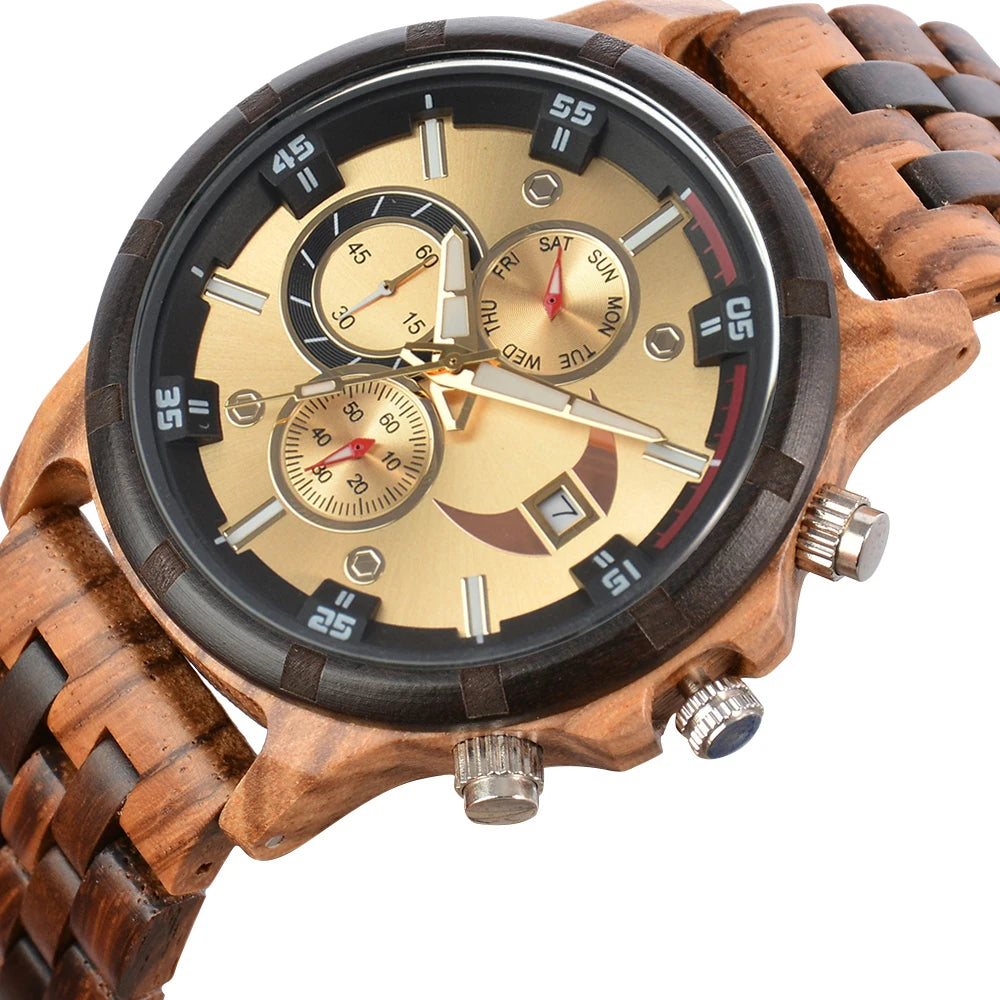 Geneva Epoch • WoodMaster Chronograph Series