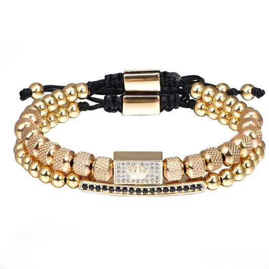 Royal Reign Crown Bracelet Set