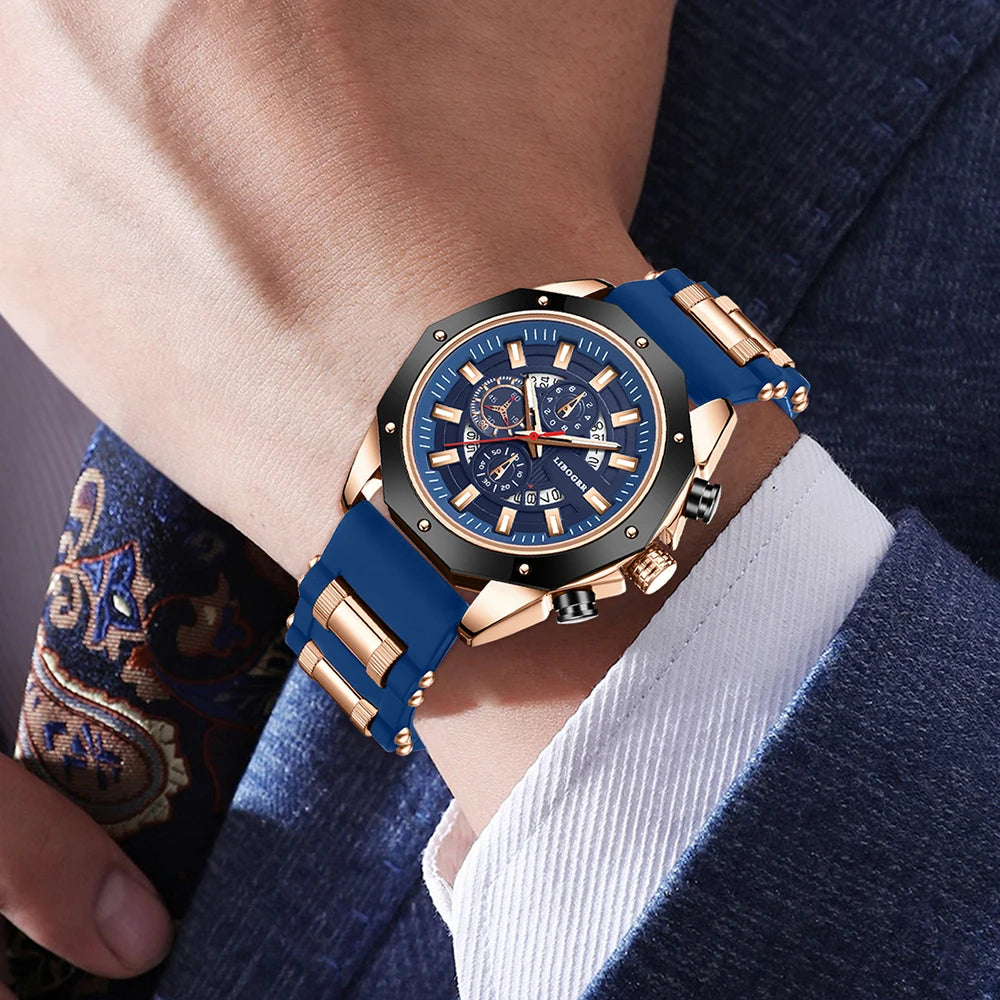 Geneva Epoch “Titan Vanguard” Chronograph Watch Duo