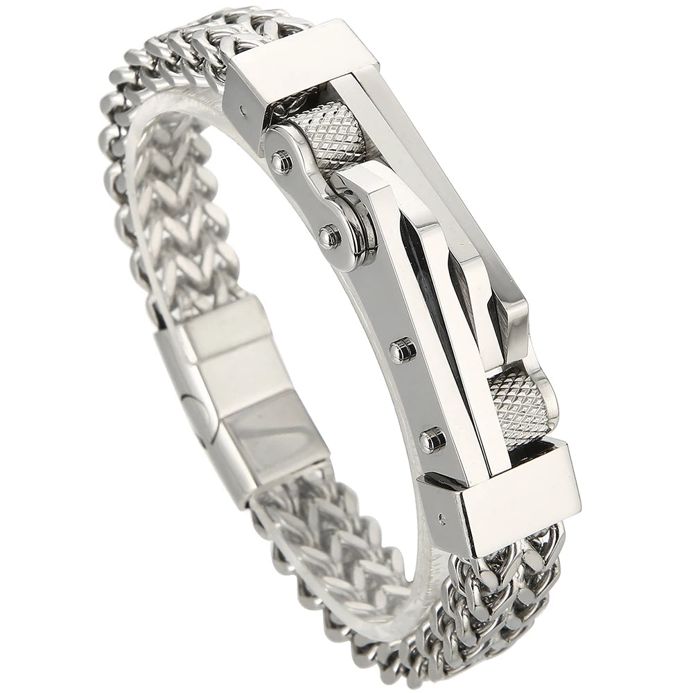 Argentum Titan Bracelet (Silver Steel)